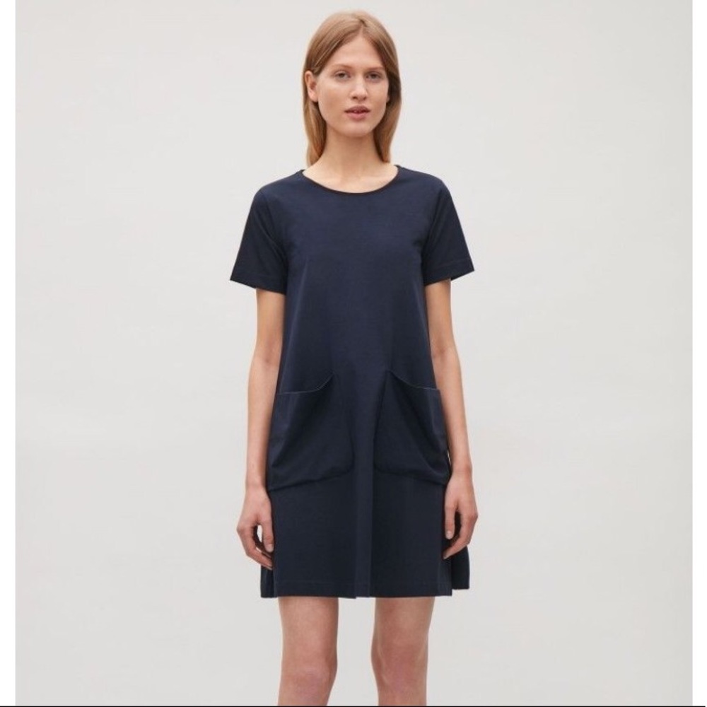 COS Navy Dress w/ Pockets